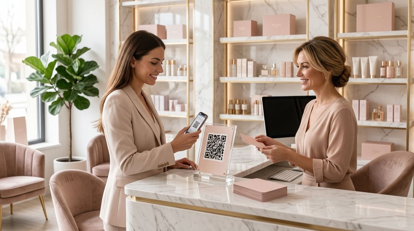 Review-borden of kaartjes in je salon: wat werkt beter?