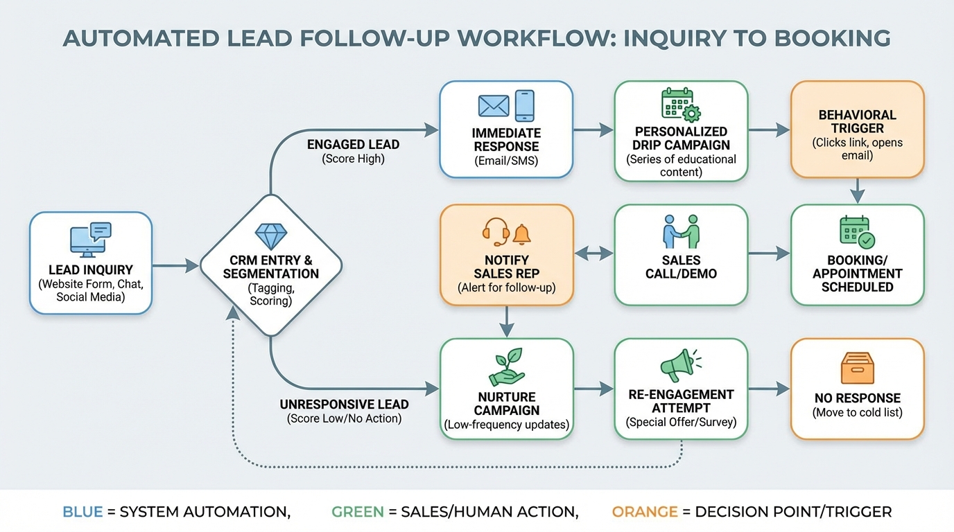 Salon leads automatisch opvolgen