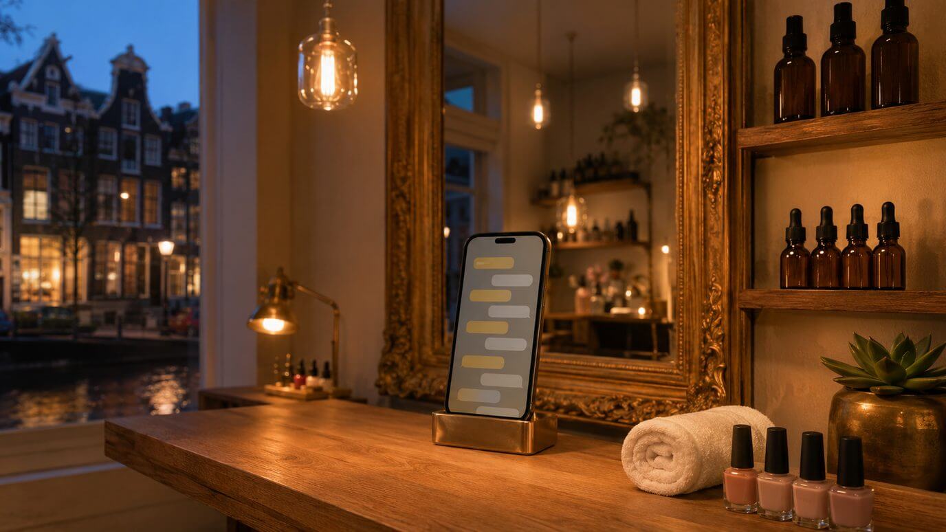 AI chatbot vangt 's avonds vragen op in een gesloten beautysalon